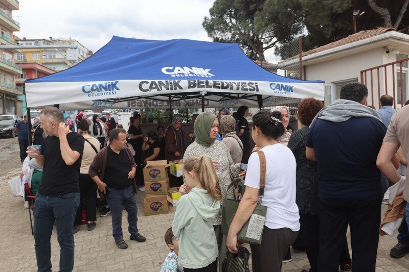 samsun haber: Öğrenciler sınavdaydı, Canik Belediyesi sahadaydı