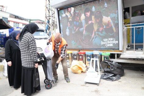 samsun haber: Atıklar paraya dönüşüyor! Canik'te örnek proje