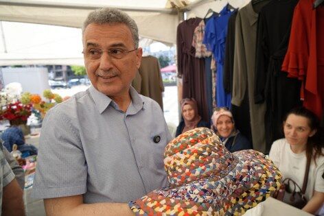 samsun haber: İlkadım'da kadınların el emeği sergisine yoğun ilgi