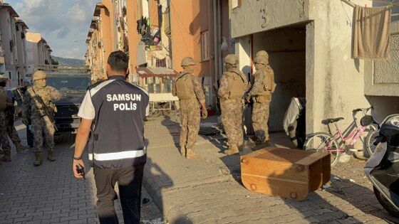 samsun haber: Özel harekât destek verdi! Samsun merkezli operasyonda 67 gözaltı