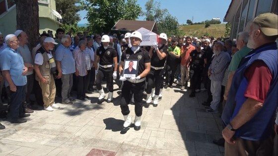 samsun haber: Samsun'da hayatını kaybeden emekli komiser Erdal Bereket'e veda