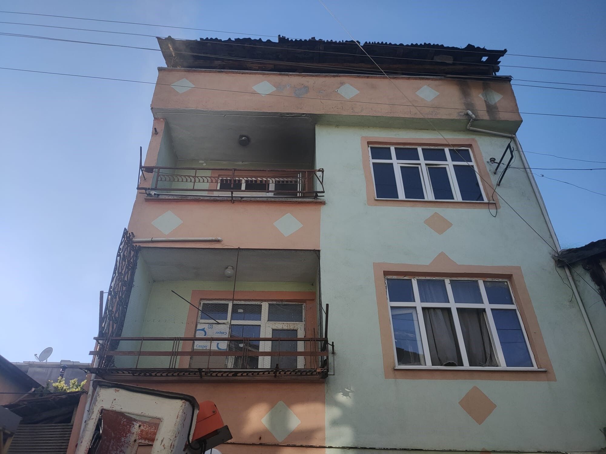 Samsun'da korku dolu anlar! Yangında can pazarı