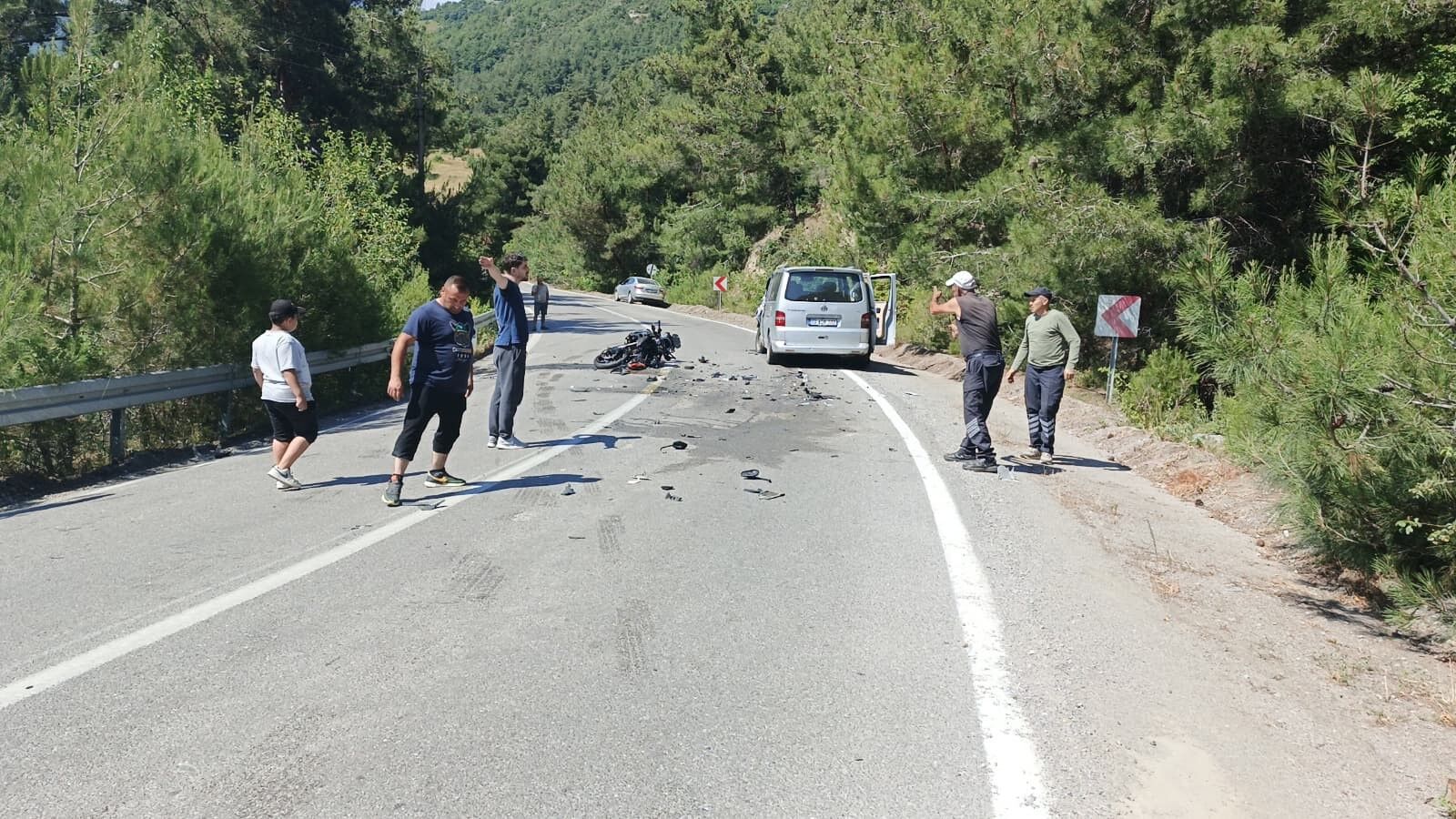 Samsun'da motosiklet kazası can aldı! Kürşat Bektaş hayatını kaybetti