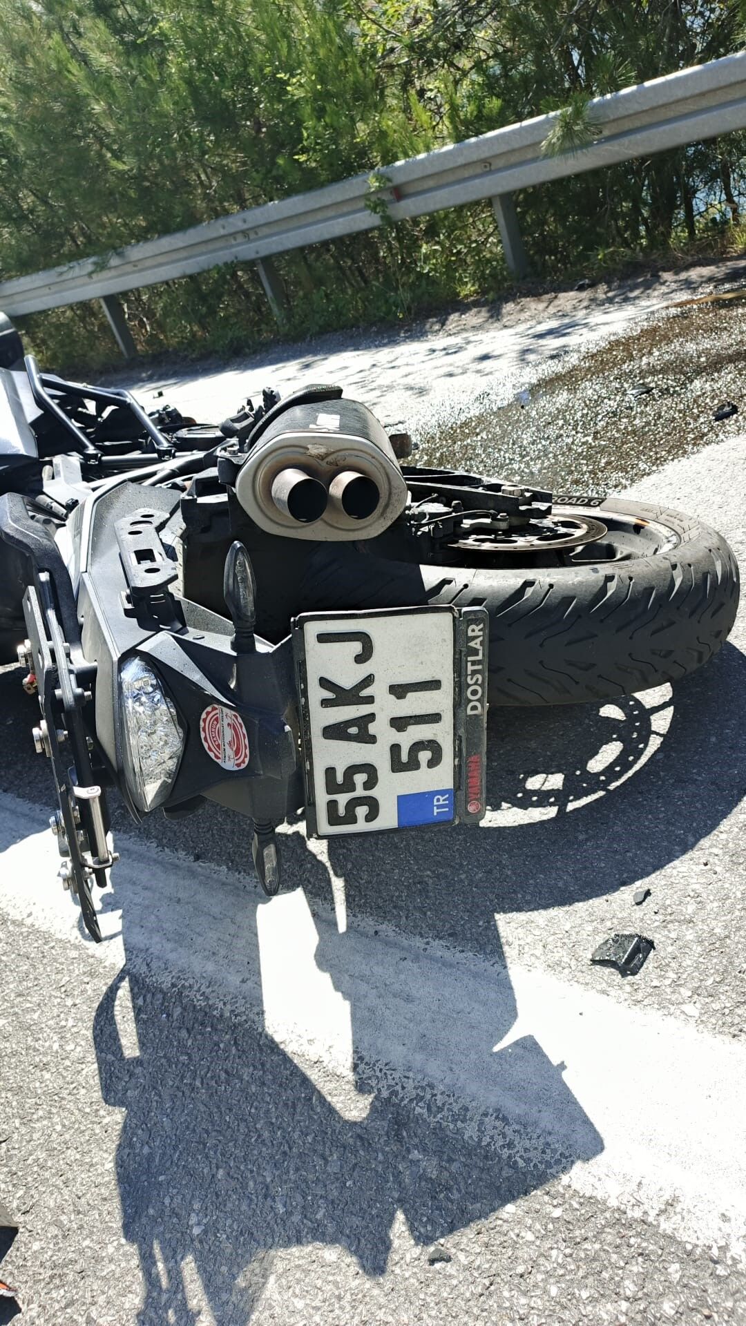 Samsun'da motosiklet kazası can aldı! Kürşat Bektaş hayatını kaybetti