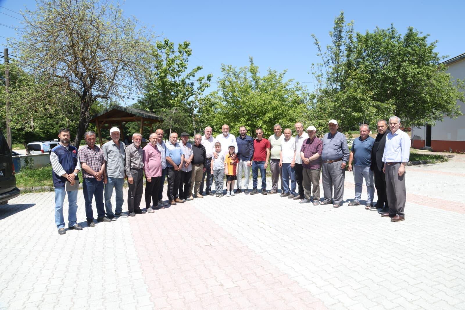 samsun haber: Başkan İbrahim Sandıkçı Başalan'da! Talepleri yerinde dinledi