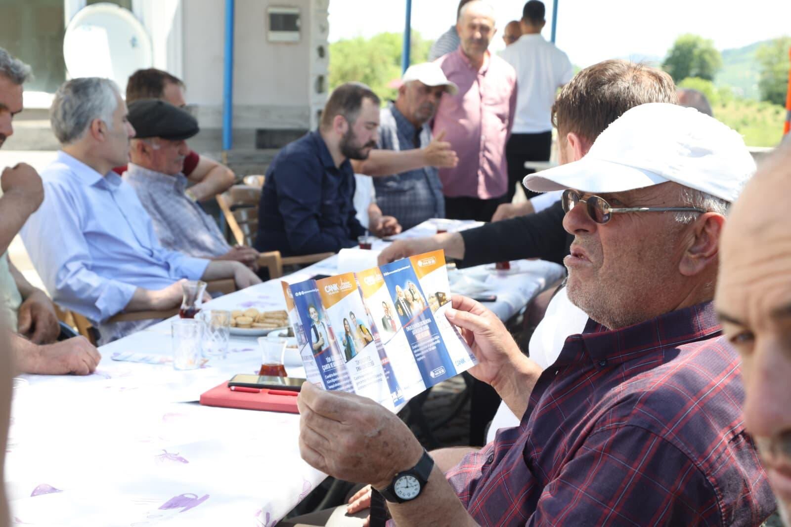 samsun haber: Başkan İbrahim Sandıkçı Başalan'da! Talepleri yerinde dinledi