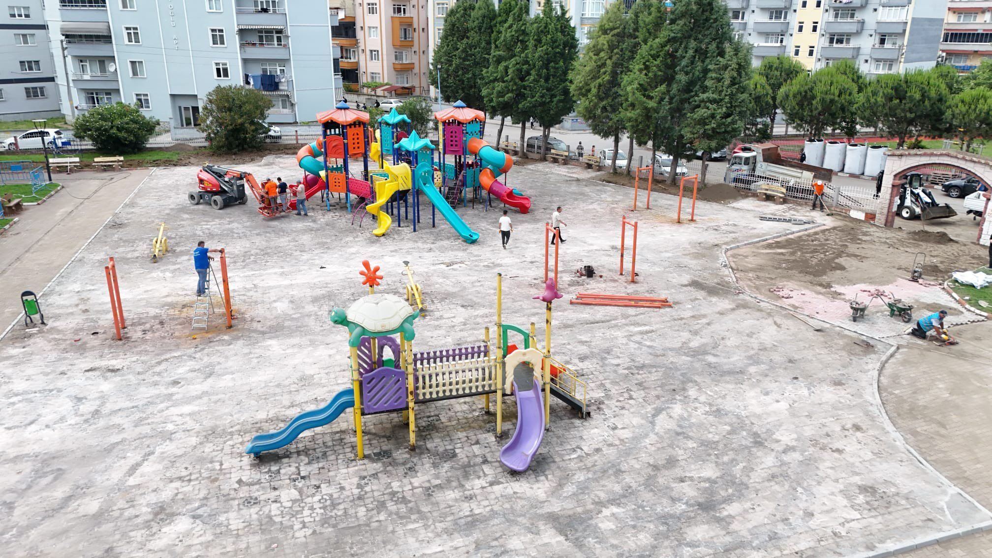samsun haber: Tekkeköy'de Sıtkı Ünal Yücel Parkı yenileniyor