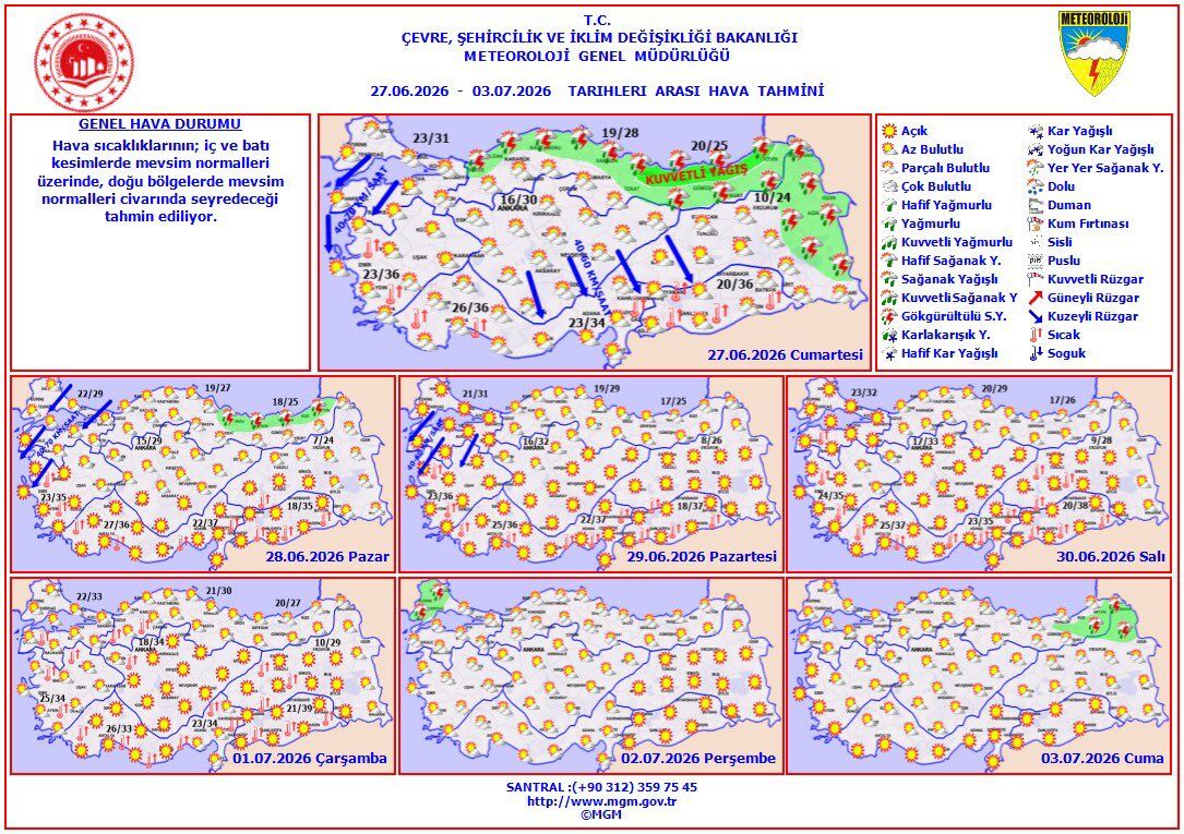 samsun haber: Meteoroloji uyardı! Samsun'da hafta sonu sürprizi