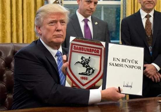 samsunspor haber: Yüksel Yıldırım'dan Samsunspor'un 61. yılına Trump'lı paylaşım