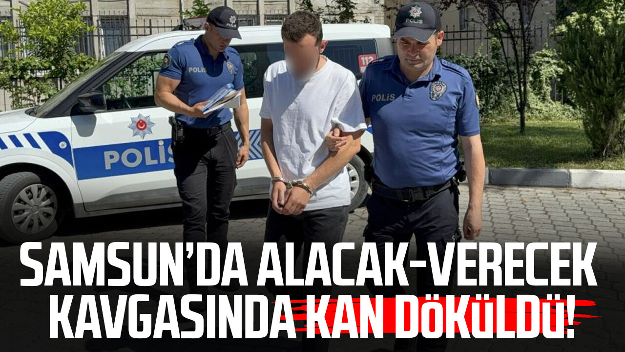 Samsunda Alacak Verecek Kavgasinda Kan Dokuldu