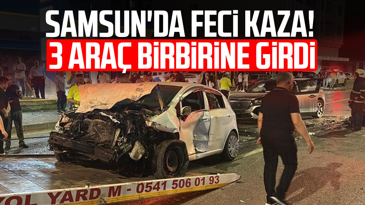 Samsunda Feci Kaza 7626