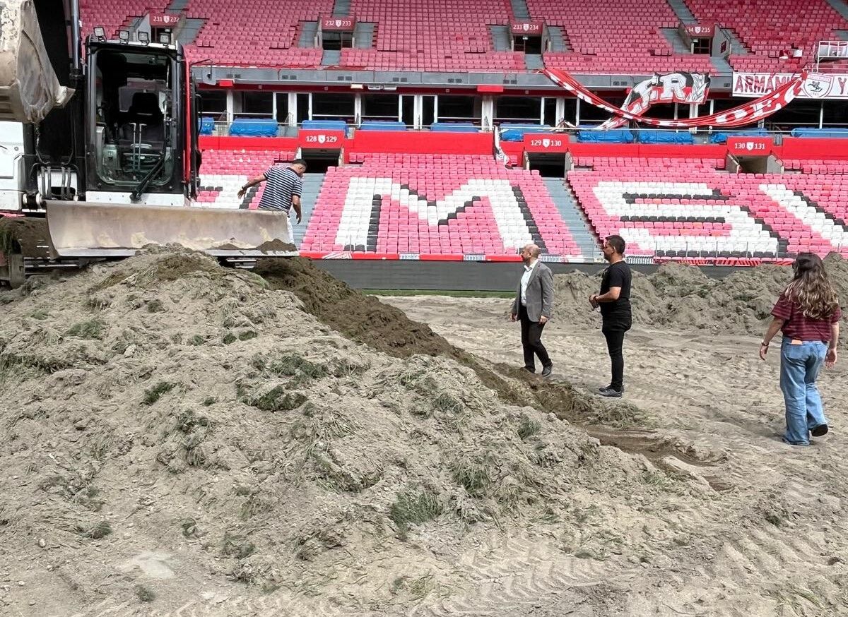 samsun haber: Samsun Yeni 19 Mayıs Stadı yeni sezona hazırlanıyor! 