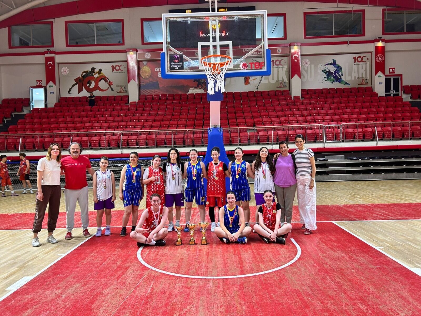 Samsun'da 3x3 basketbol heyecanı! Şampiyonlar belli oldu