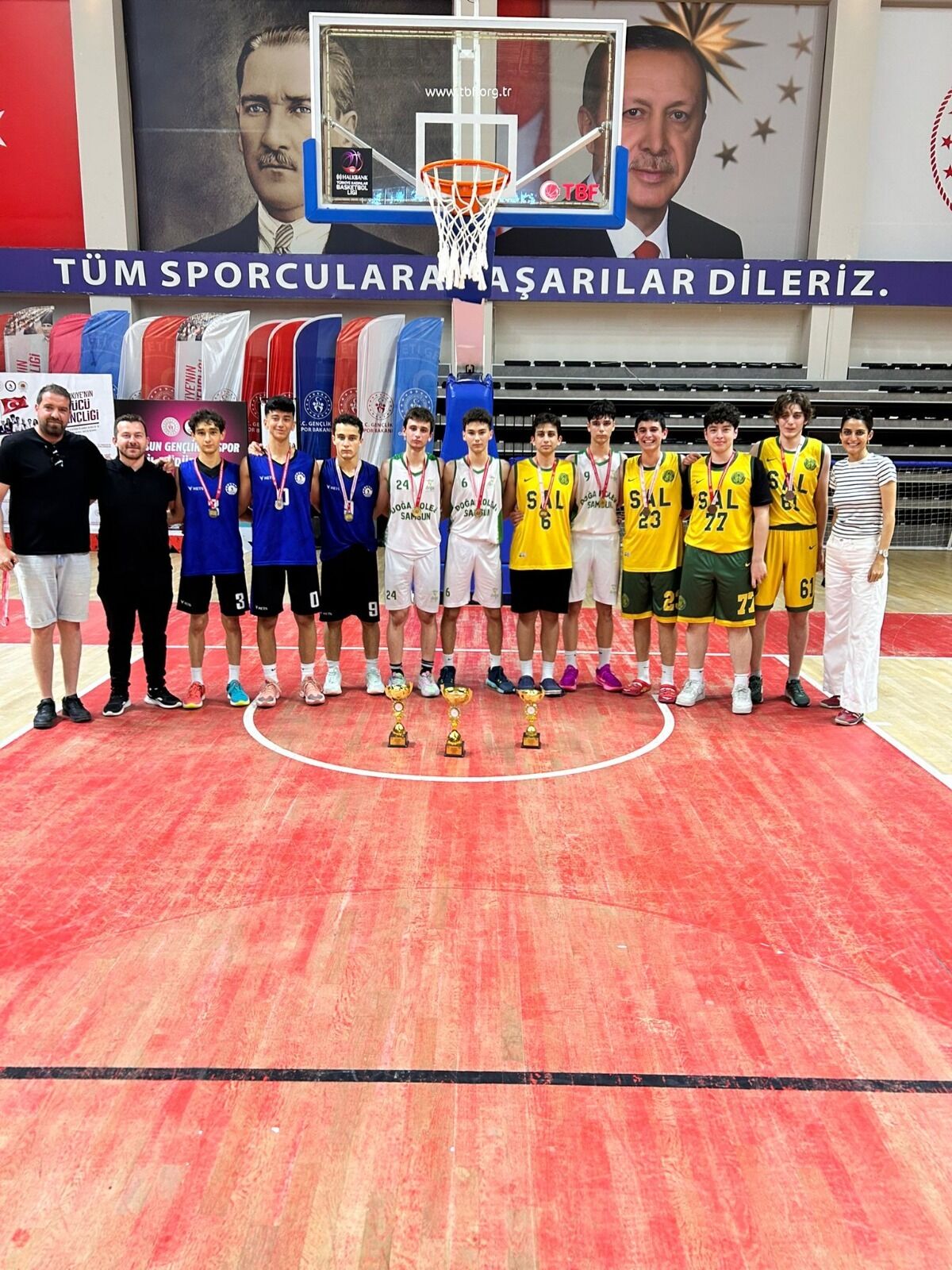 Samsun'da 3x3 basketbol heyecanı! Şampiyonlar belli oldu