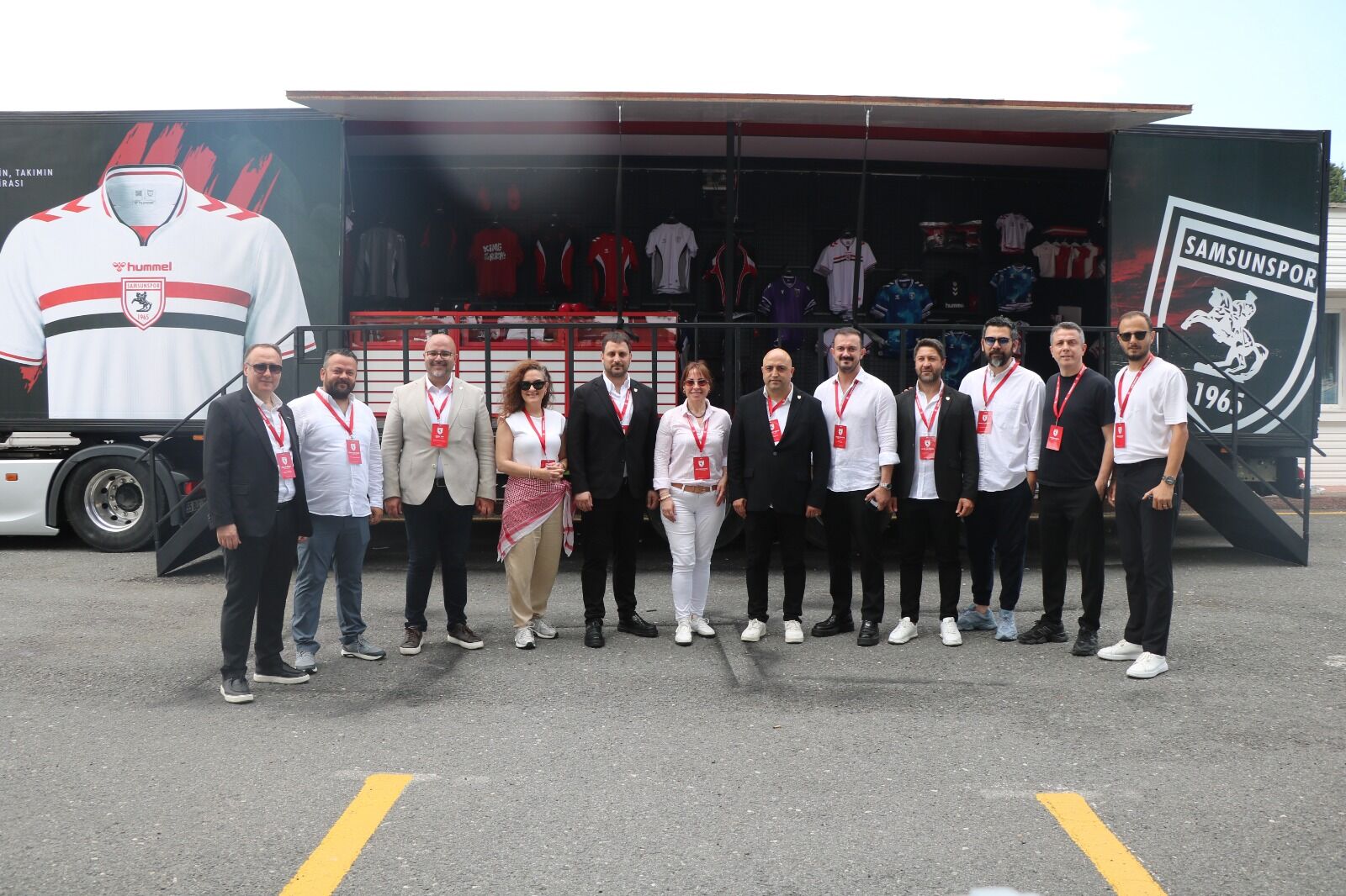 samsunspor haber: Samsunspor TIR'ı yola çıkıyor! İlçe ilçe gezecek