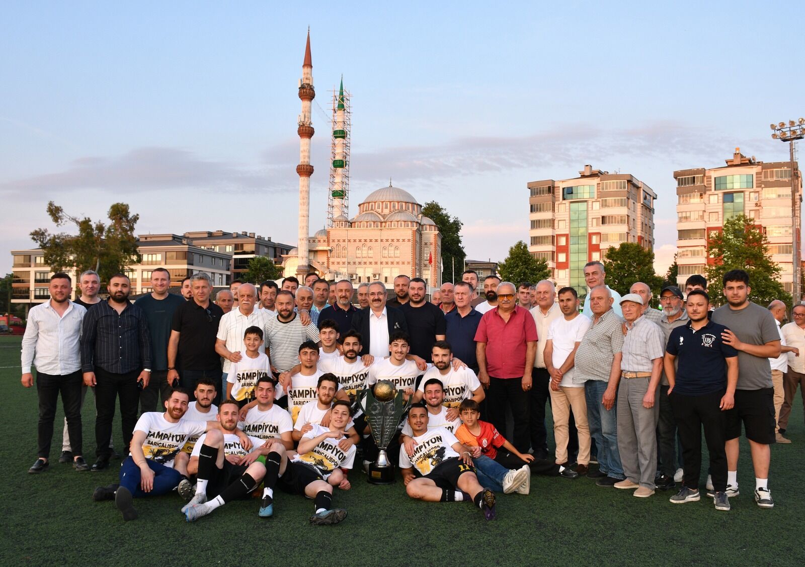 SAMSUN HABER: Samsun'da Sarıcalıspor'dan dört gollü şampiyonluk! 