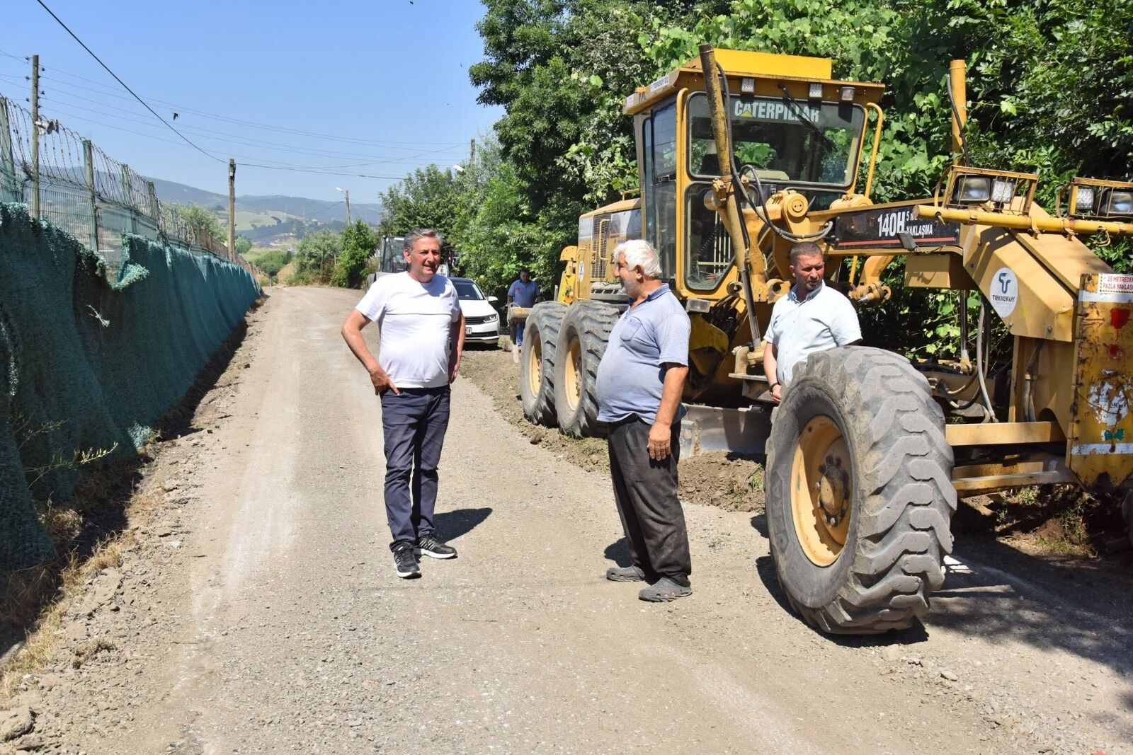 samsun haber: Tekkeköy Aşağıçinik Mahallesi'nde yollar yenileniyor