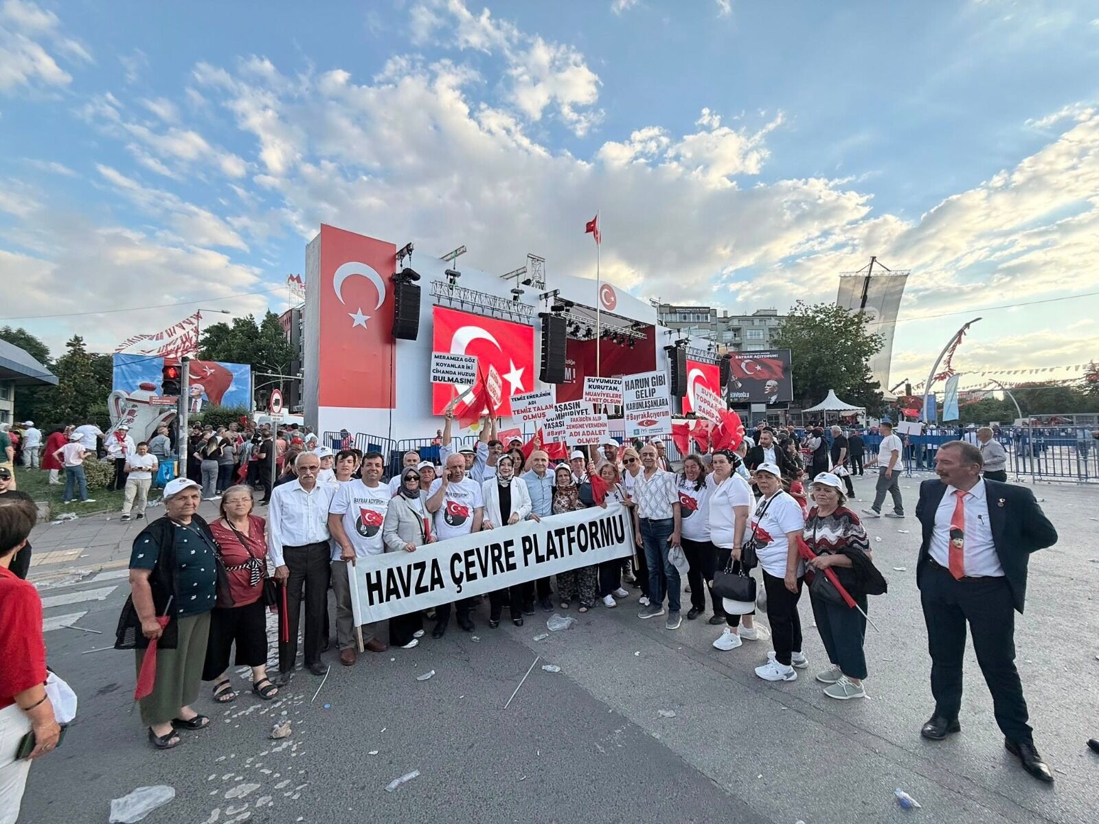 samsun haber İYİ Parti Samsun teşkilatı Ankara mitinginde yerini aldı