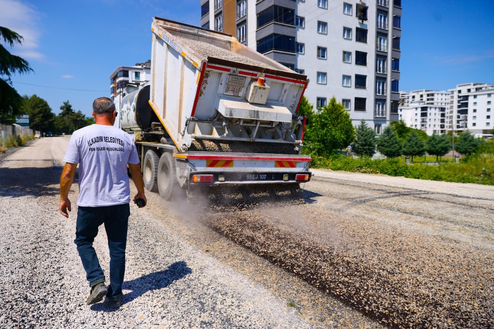 samsun haber: Kırsaldan merkeze yol atağı! İlkadım'da çalışmalar sürüyor