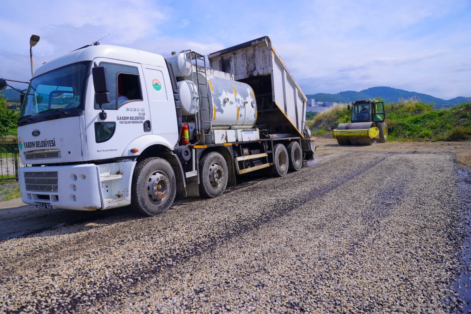 samsun haber: Kırsaldan merkeze yol atağı! İlkadım'da çalışmalar sürüyor
