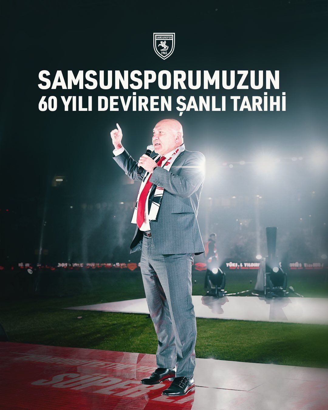 Samsunspor Başkanı Yüksel Yıldırım'dan 61. yıl mesajı