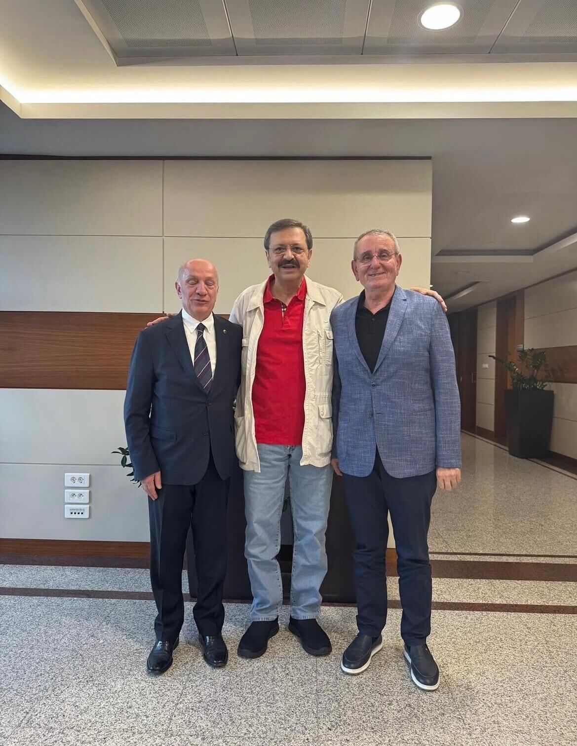 samsun haber: Hisarcıklıoğlu'ndan Salih Zeki Murzioğlu'na geçmiş olsun ziyareti