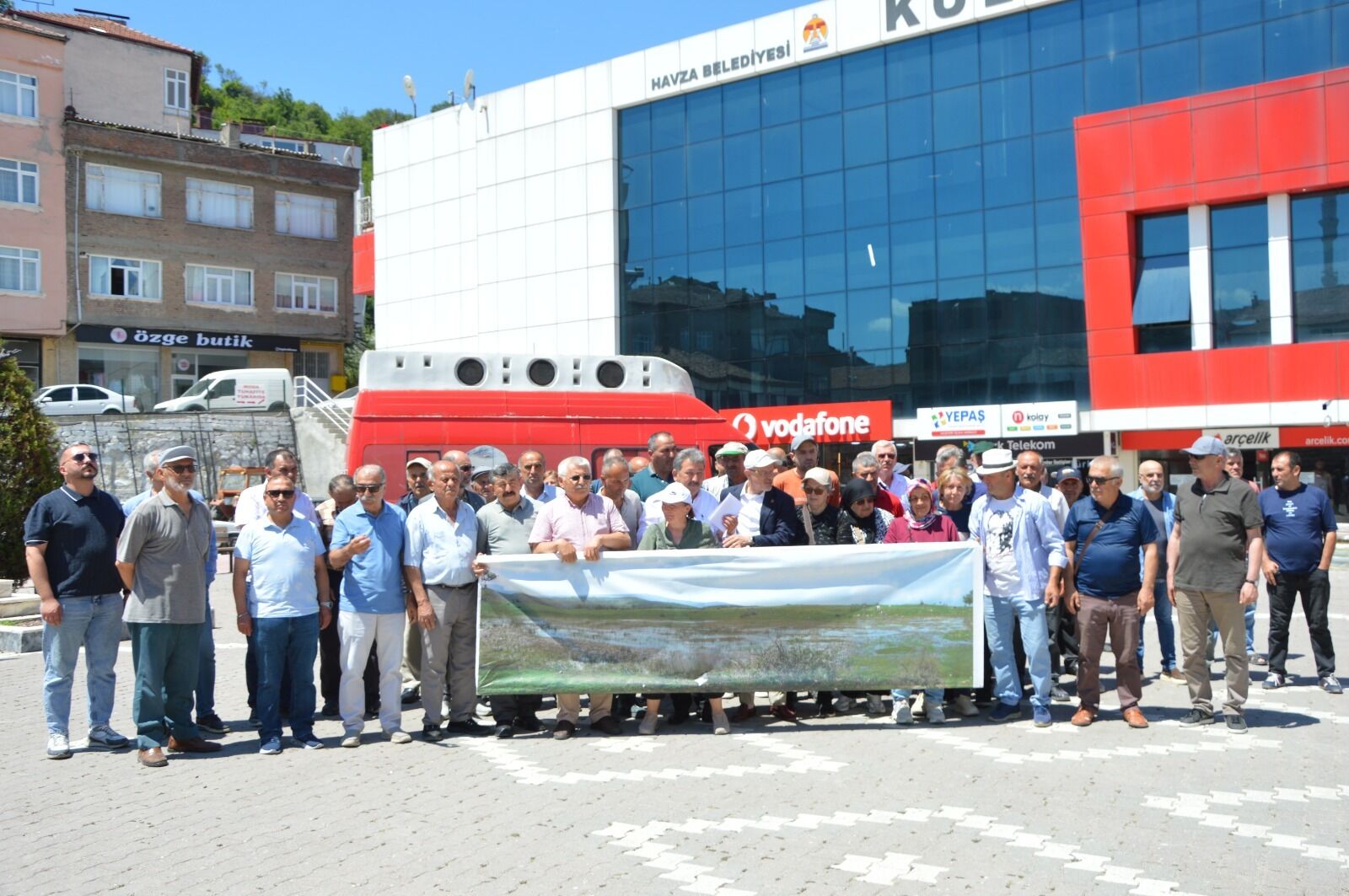 samsun haber: Havza'da o projeye mahalleliden tepki: "Toprağımızı koruyacağız"