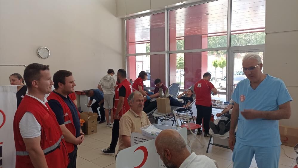 Samsun Haber. Havza'da örnek dayanışma! 30 ünite kan bağışlandı