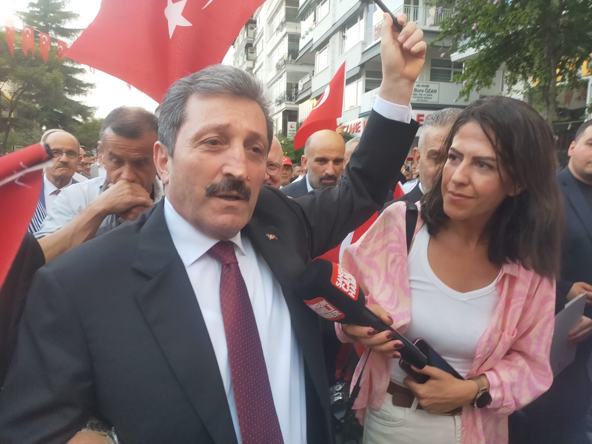 samsun haber Samsun'da 15 Temmuz yürüyüşü! Protokolden birlik mesajları