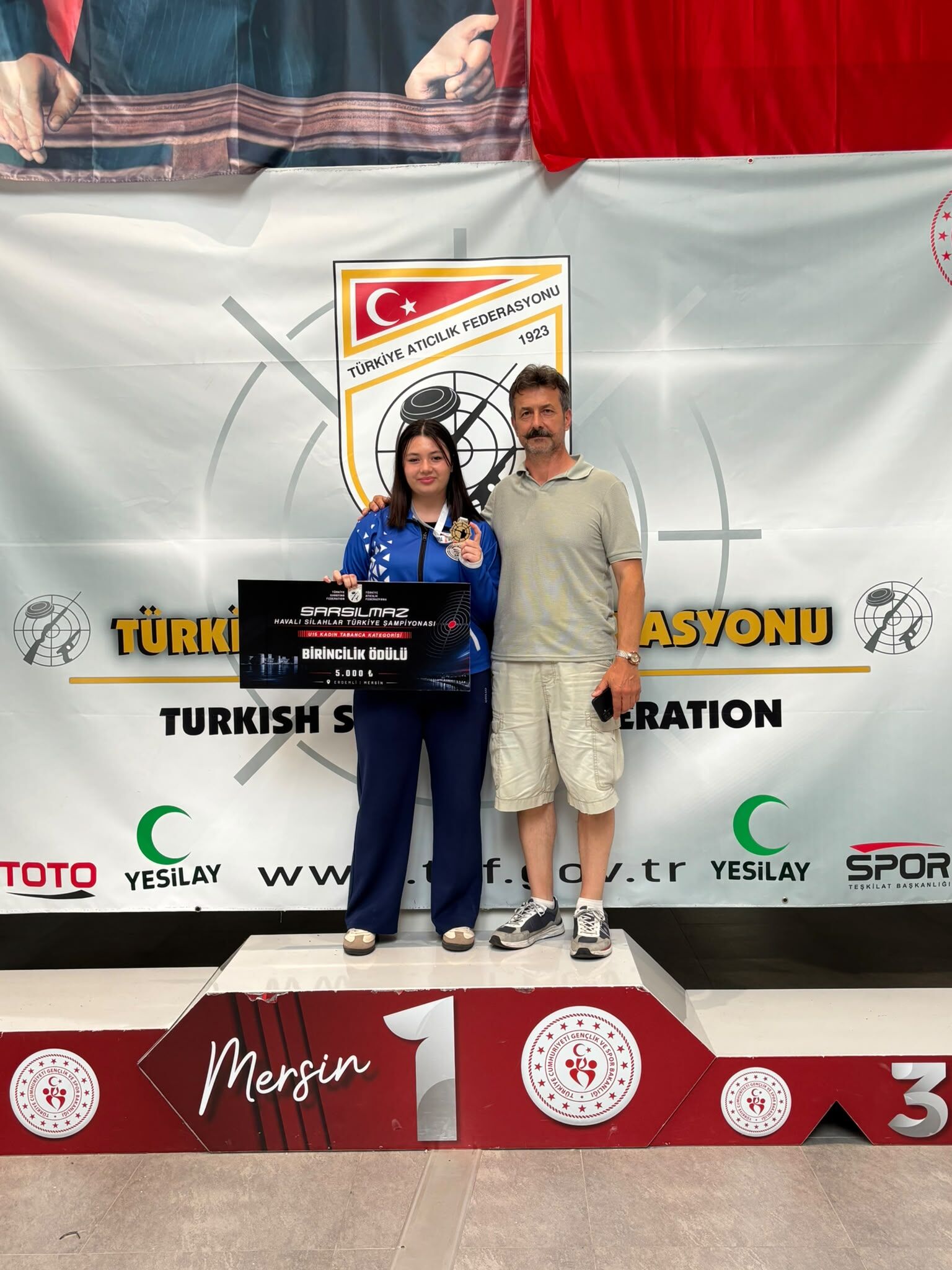Samsunlu sporcu Eylül Beren Kuşkulu Türkiye şampiyonu oldu