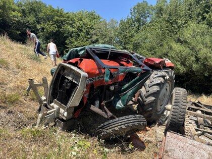samsun haber: Samsun'da traktör faciası son anda önlendi!
