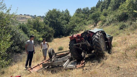 samsun haber: Samsun'da traktör faciası son anda önlendi!