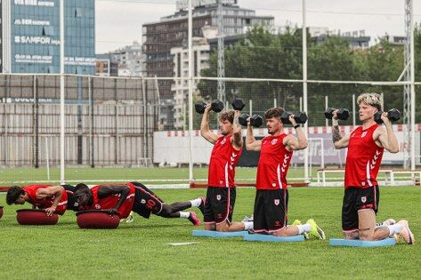 samsunspor haber: Samsunspor vites artırdı! Yoğun tempo