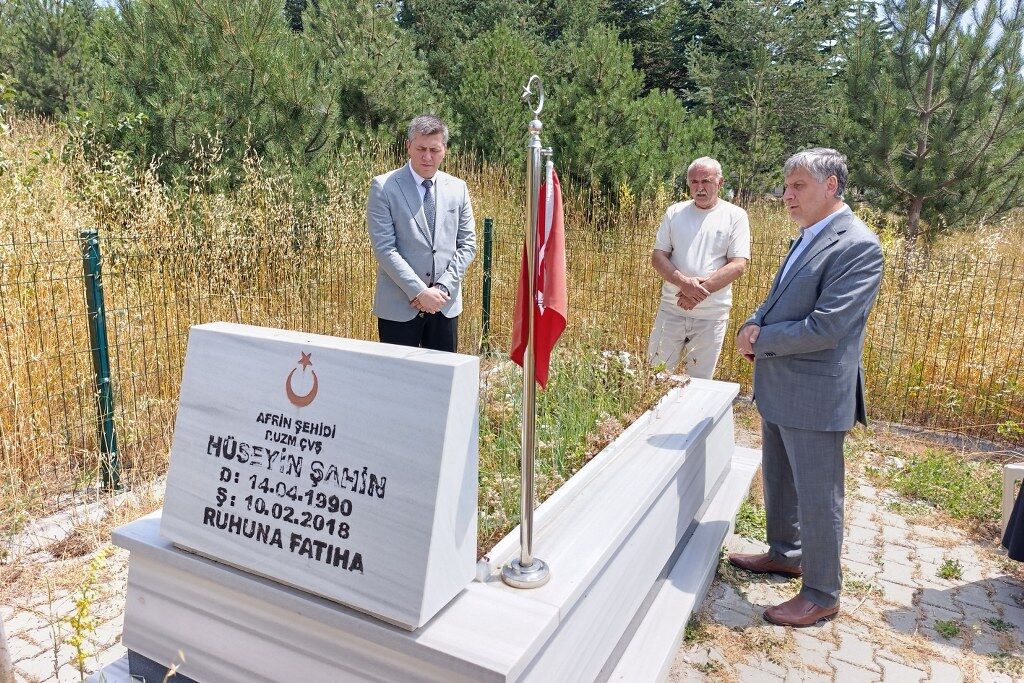 Havza Kaymakamı Samet Serin'den şehit aileleri ve gazilere anlamlı ziyaret