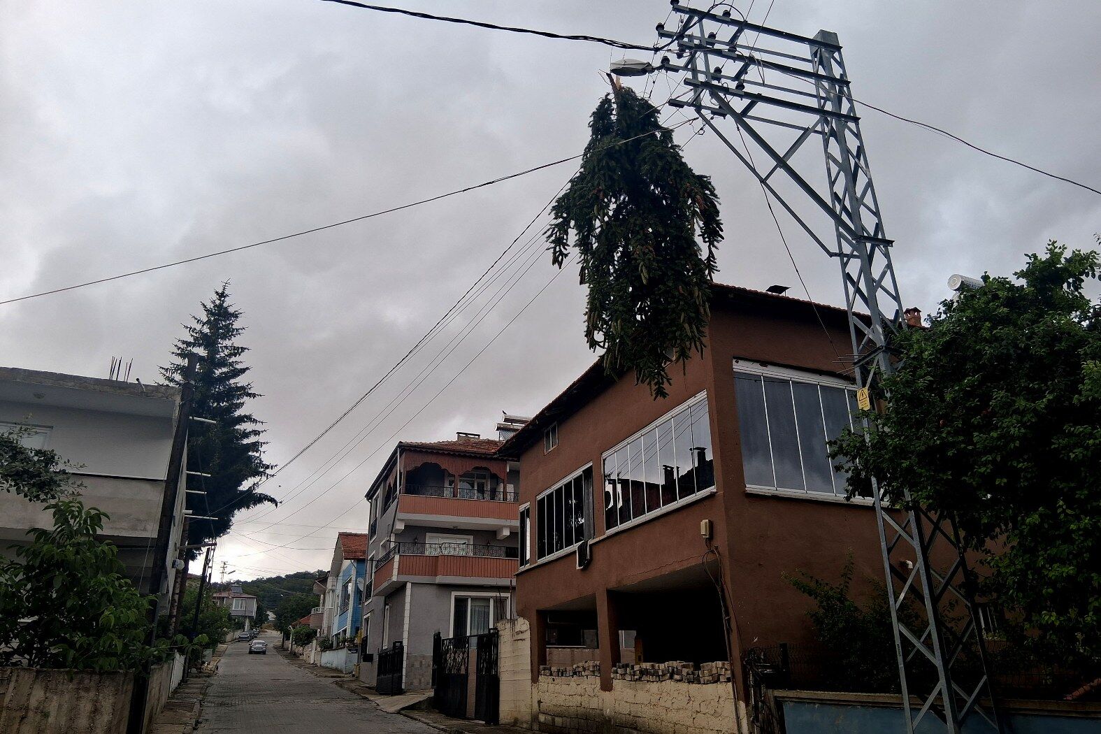 Samsun Havza'da sağanak ve fırtına etkili oldu!