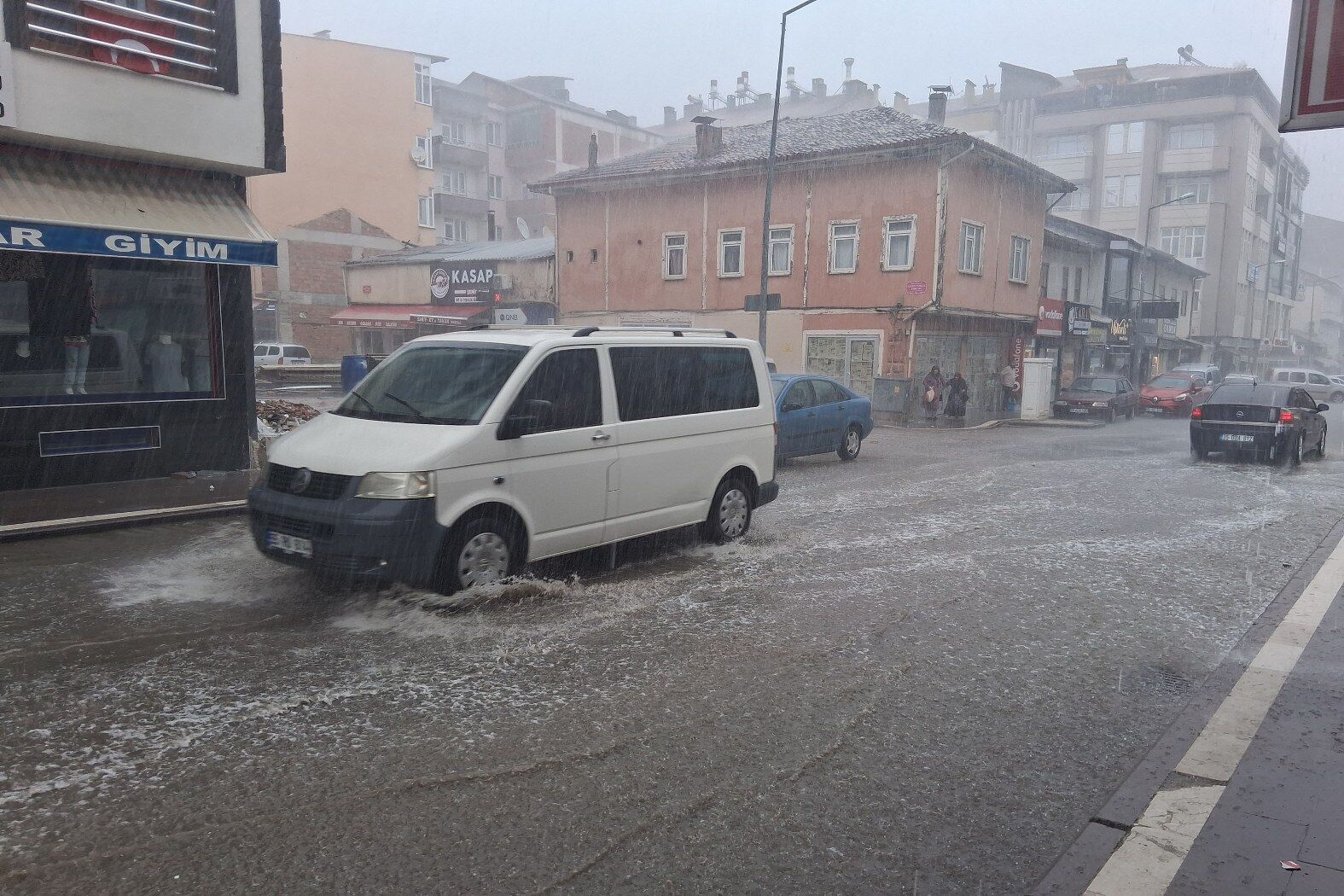 Samsun Havza'da sağanak ve fırtına etkili oldu!