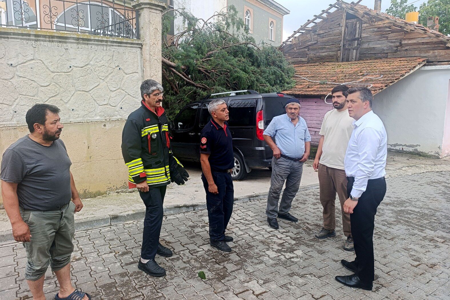 Samsun Havza'da sağanak ve fırtına etkili oldu!