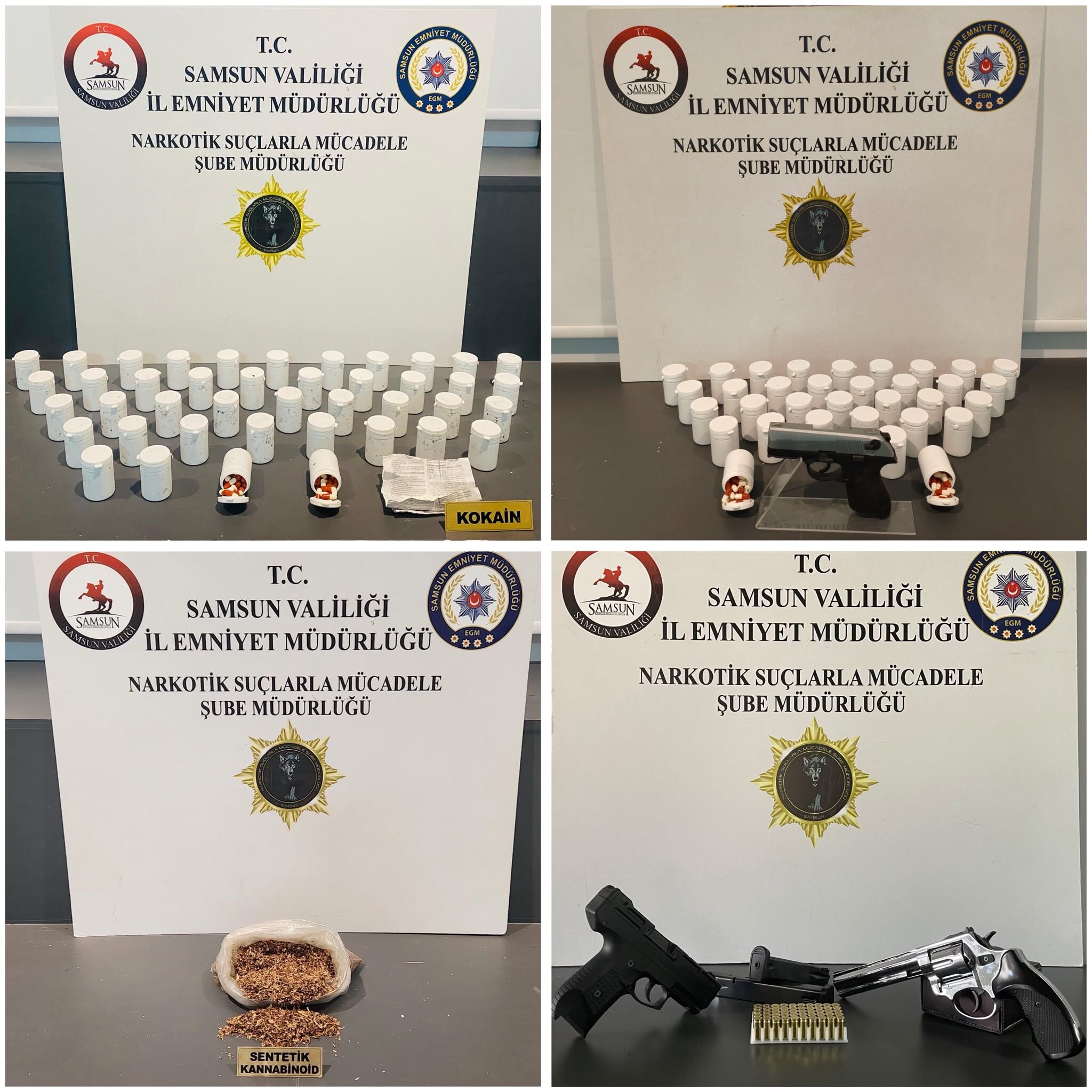 Samsun'da 4 ilçede eş zamanlı zehir baskını! 11 gözaltı 