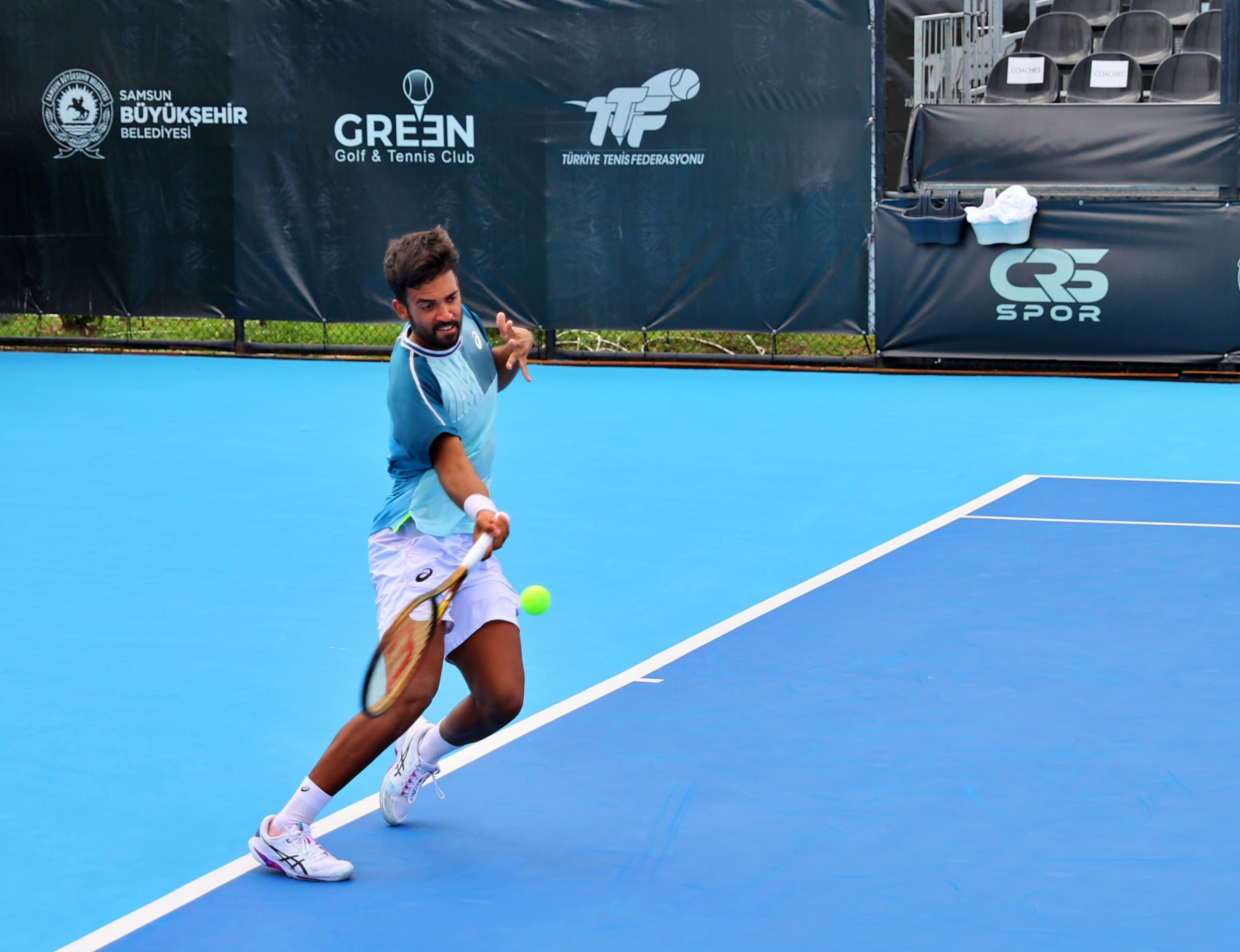 Samsun'da tenis şöleni! Çeyrek final heyecanı başlıyor
