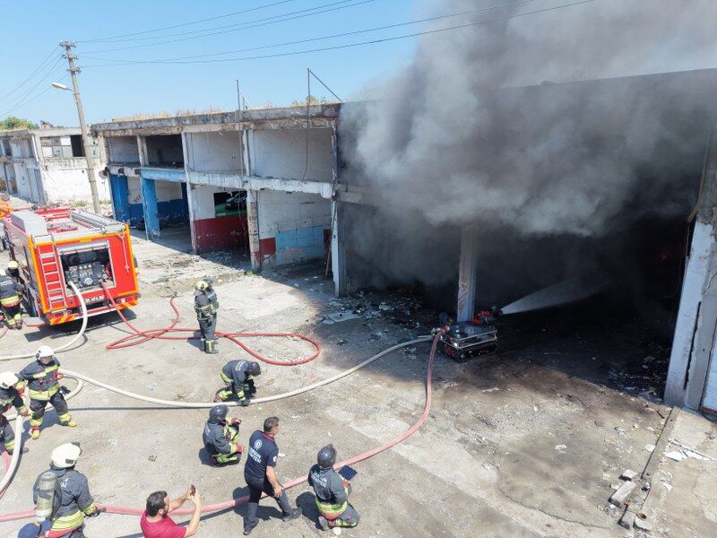 Samsun İtfaiyesi'nin yeni silahı göreve çıktı!