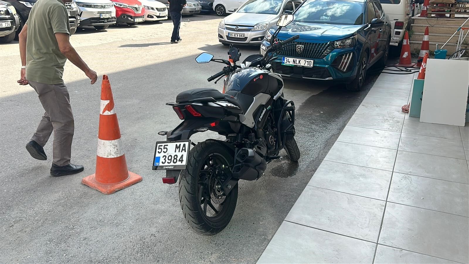 Samsun'da korkutan motosiklet kazası! Hastaneye kaldırıldı
