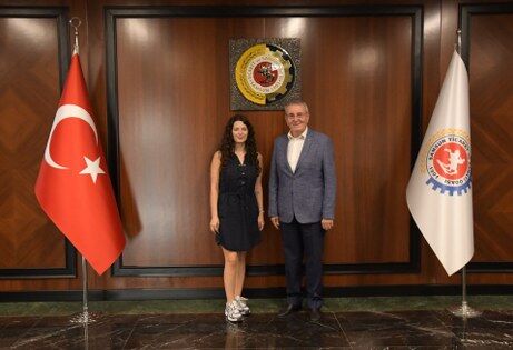 samsun haber: Samsunlu genç mühendis Aybüke Eldemir'e Murzioğlu'ndan tebrik