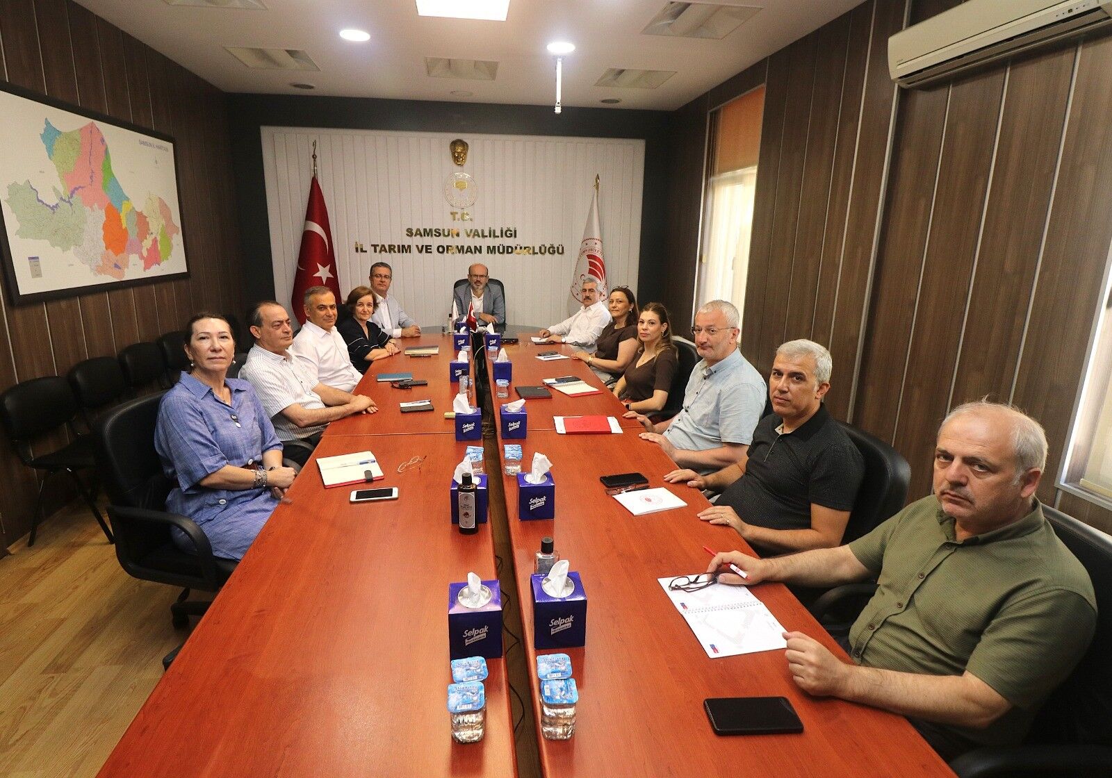 Bakanlık heyeti Samsun'da! Tarım için kritik inceleme