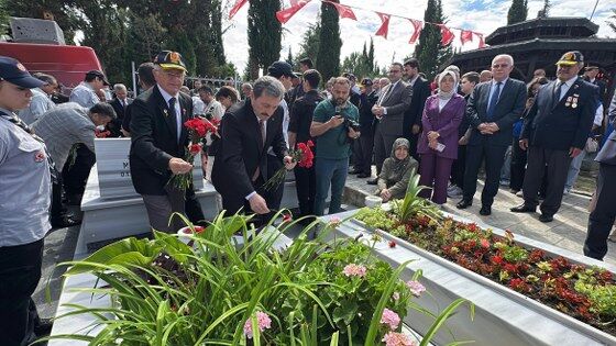 samsun haber: Samsun'da şehitlikteki 15 Temmuz törenine damga vuran an