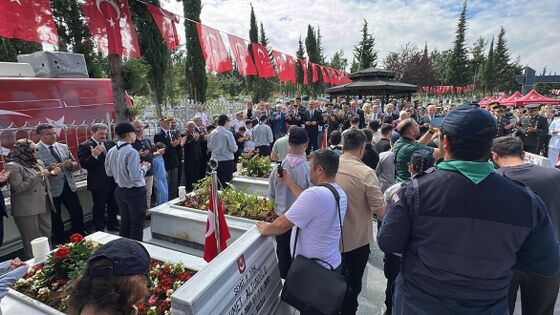 samsun haber: Samsun'da şehitlikteki 15 Temmuz törenine damga vuran an