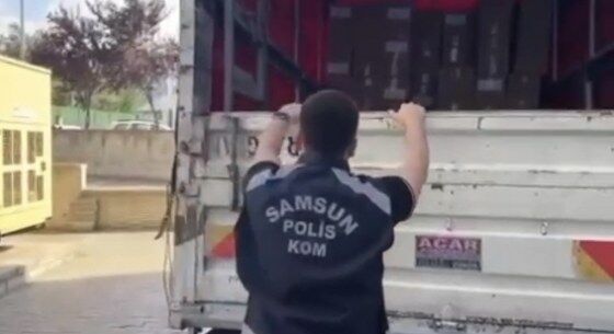 samsun haber. Samsun'da gizli sevkiyata polis freni! 1 milyon 350 bin adet...