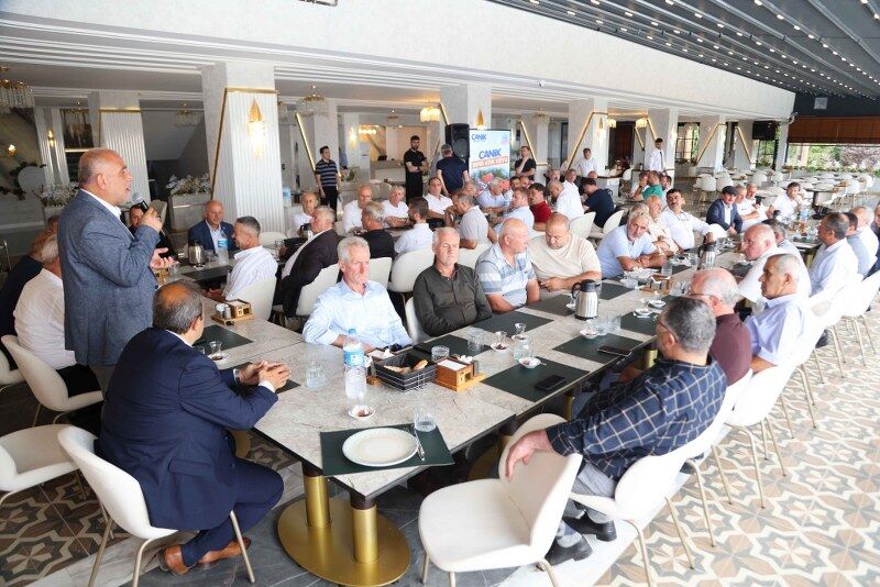 samsun haber: Başkan Sandıkçı muhtarlarla buluştu! Canik'te yeni projeler masada