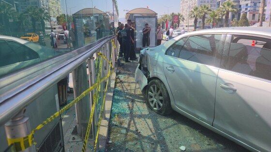 samsun haber: Samsun'da tramvay istasyonunda faciadan dönüldü!