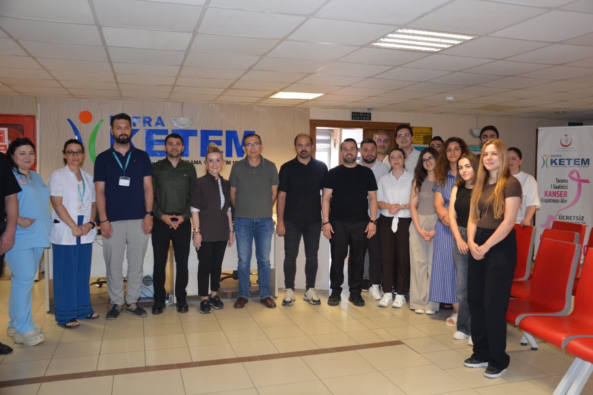 Bafra’da sağlık kurumları güçlerini birleştirdi!