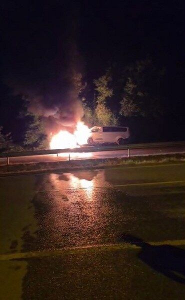 samsun haber: Samsun'da korku dolu anlar! İki araç küle döndü